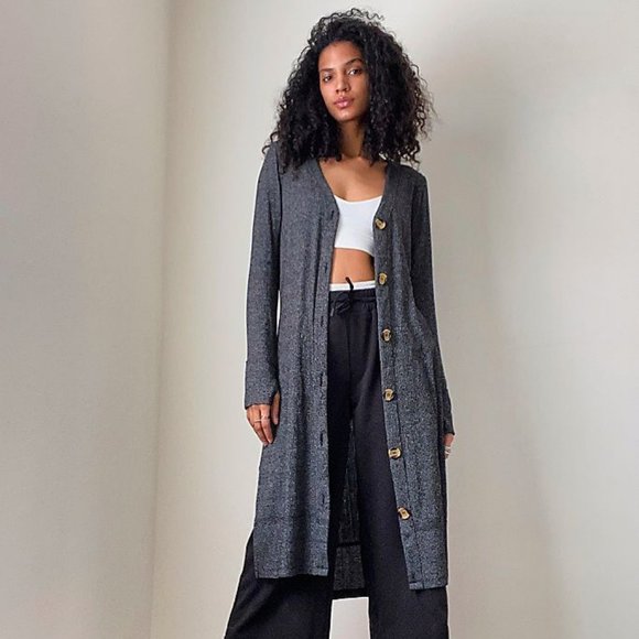 Free People Sweaters - NWT FREE PEOPLE PERFECT MATCH CARDI BLACK COMBO XS $98